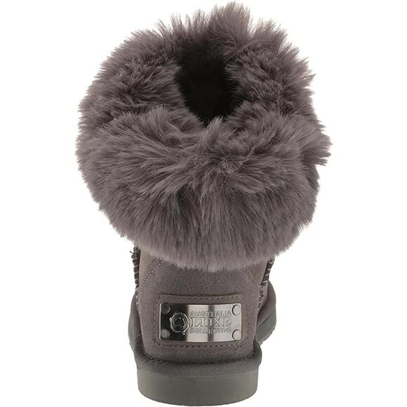 Australia Luxe Collective Women's Foxy Xtra Short Fashion Boot, Gray, Size 11 - Picture 5 of 8